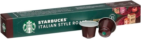 NESPRESSO STARBUCKS® Italian Style Roast Kaffeekapseln, kräftig, 10 St.