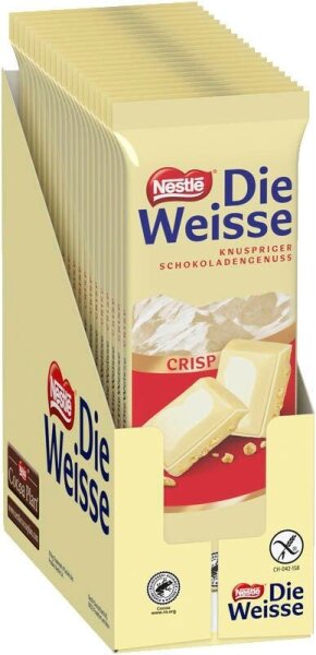 Nestlé Weisse Crisp Schokolade 18x 90,0 g  ( 12587790 )