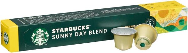 NESPRESSO STARBUCKS® Sunny Day Blend Kaffeekapseln, mild, 10 St.