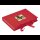 walther design Geschenkbox rot 14,5 x 20,1 x 2,8 cm, 1 St.