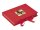 walther design Geschenkbox rot 14,5 x 20,1 x 2,8 cm, 1 St.