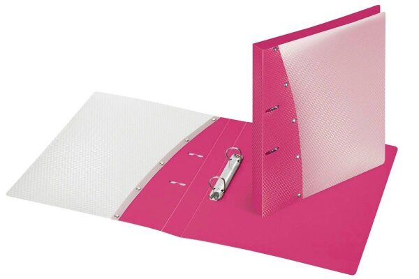 VELOFLEX Diamond Präsentationsringbücher 2-Ringe pink 2,9 cm DIN A4, 1 St.