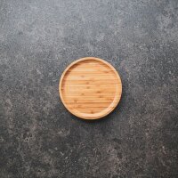 pandoo Mehrweg-Menüteller natur Ø 20,0 cm, 4 St.