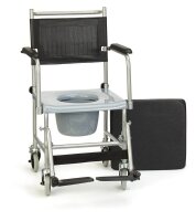 RUSSKA Toilettenstuhl fahrbar 17502100 schwarz, 1 St.
