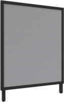 Quadrifoglio Trennwand, grau 80,0 x 109,0 cm, 1 St.