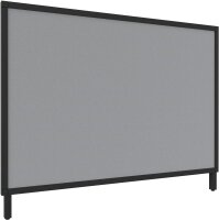 Quadrifoglio Trennwand, grau 140,0 x 109,0 cm, 1 St.