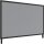 Quadrifoglio Trennwand, grau 140,0 x 109,0 cm, 1 St.