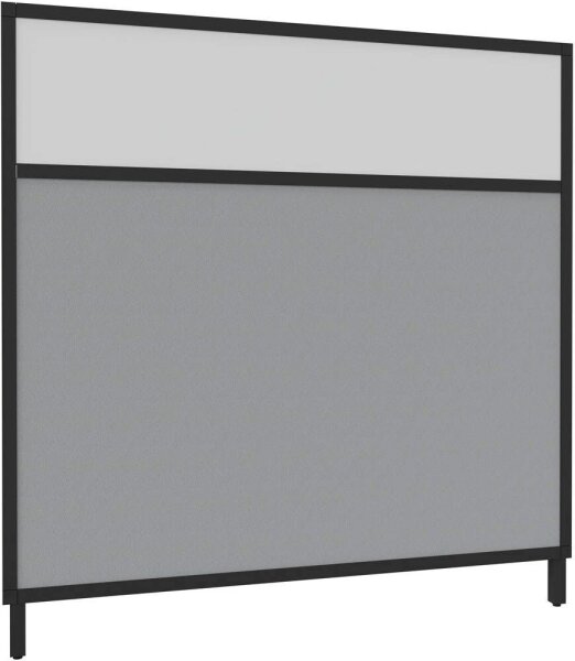 Quadrifoglio Trennwand, grau 140,0 x 144,0 cm, 1 St.