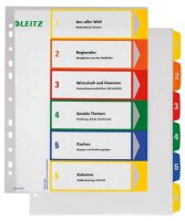 LEITZ Ordnerregister 1292 DIN A4 Vollformat,...