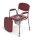 RUSSKA Toilettenstuhl 17500540 bordeaux, 1 St.