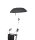 RUSSKA Regenschirm für Rollator schwarz, 1 St.