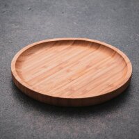pandoo Mehrweg-Menüteller natur Ø 25,0 cm, 4 St.