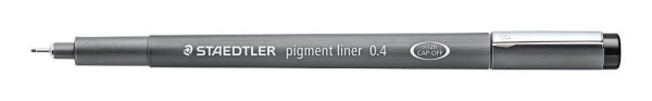 STAEDTLER pigment liner 308 Fineliner schwarz 0,4 mm, 1 St.