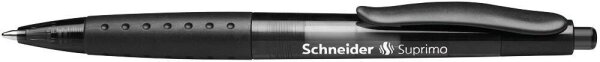Schneider Kugelschreiber Suprimo schwarz/transparent, Schreibfarbe: schwarz, 1 St.