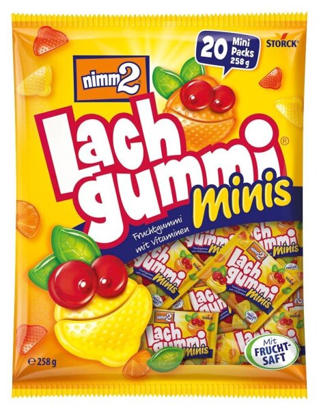 nimm2® Lachgummi mini Fruchtgummi 20 St./258,0 g, 1 St.