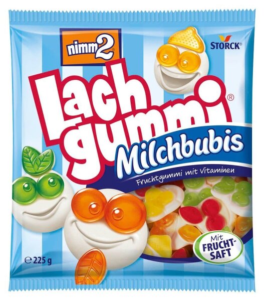 nimm2® Lachgummi Milchbubies Fruchtgummi 225 g, 1 St.