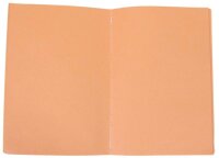 pandoo Notizhefte DIN A4 blanko, natur Softcover 40 Seiten, 5 St.