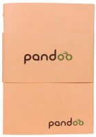 pandoo Notizhefte DIN A4 blanko, natur Softcover 40 Seiten, 5 St.