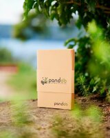 pandoo Notizhefte DIN A4 blanko, natur Softcover 40 Seiten, 5 St.