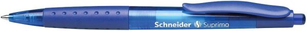 Schneider Kugelschreiber Suprimo blau/transparent, Schreibfarbe: blau, 1 St.