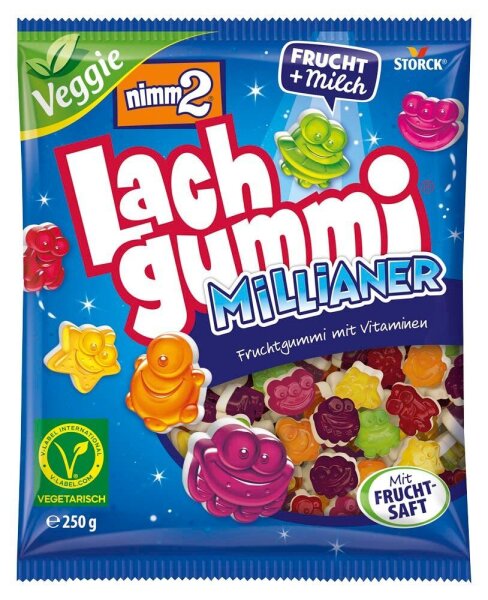 nimm2® Lachgummi Millianer Fruchtgummi 250,0 g, 1 St.