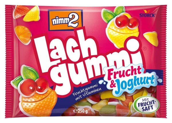 nimm2® Lachgummi Frucht & Joghurt Fruchtgummi 250,0 g, 1 St.
