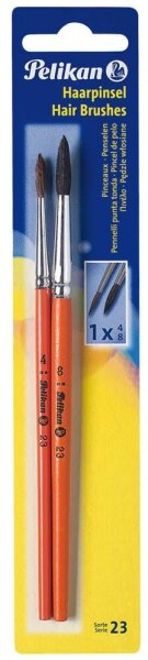 Pelikan 23 Pinsel-Set Größe 4, 8, 2-teilig