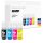 KMP  schwarz, cyan, magenta, gelb Tintenflaschen kompatibel zu Canon PFI-050 BK/C/M/Y, 4er-Set