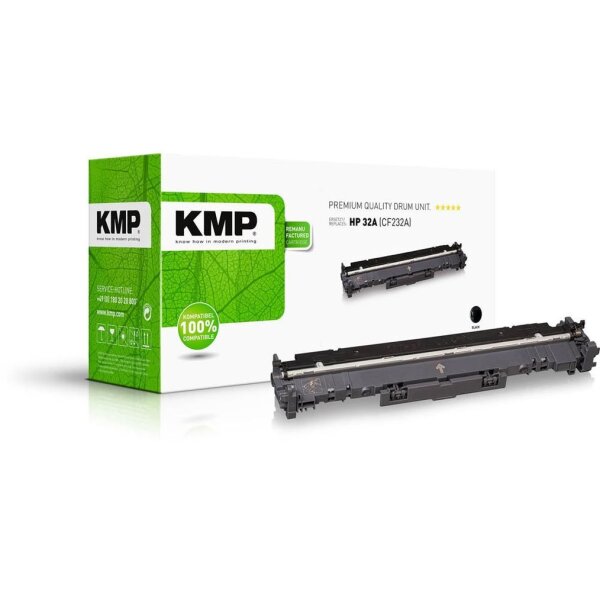 KMP  schwarz Trommel kompatibel zu HP 32A (CF232A)
