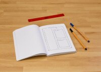 ONLINE® Notizbuch Bullet Journal Otter DIN A5 punktkariert, mehrfarbig Softcover 144 Seiten, 1 St.