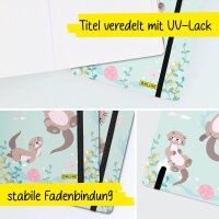 ONLINE® Notizbuch Bullet Journal Otter DIN A5 punktkariert, mehrfarbig Softcover 144 Seiten, 1 St.