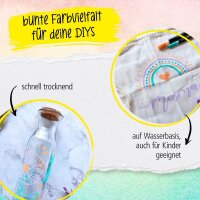ONLINE® Pastell Lettering Acrylstifte-Set farbsortiert 0,7 + 3,0 mm, 6 St.