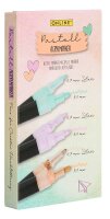 ONLINE® Pastell Lettering Acrylstifte-Set farbsortiert 0,7 + 3,0 mm, 6 St.