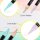 ONLINE® Pastell Lettering Acrylstifte-Set farbsortiert 0,7 + 3,0 mm, 6 St.