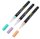 ONLINE® Pastell Lettering Acrylstifte-Set farbsortiert 0,7 + 3,0 mm, 6 St.