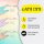 ONLINE® Pastell Lettering Acrylstifte-Set farbsortiert 0,7 + 3,0 mm, 6 St.