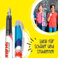 ONLINE® College Shark Patronenfüller mehrfarbig M (mittel), 1 St.