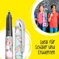 ONLINE® Rollerball College Otter Tintenroller mehrfarbig 0,7 mm, Schreibfarbe: blau, 1 St.