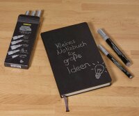 ONLINE® Silver Lettering Acrylstifte-Set silber 5 St.