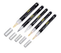 ONLINE® Silver Lettering Acrylstifte-Set silber 5 St.