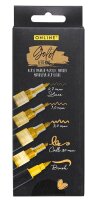 ONLINE® Gold Lettering Acrylstifte-Set gold 5 St.