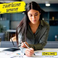 ONLINE® Kugelschreiber Hexagon Stylus lila, Schreibfarbe: blau, 1 St.