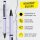 ONLINE® Kugelschreiber Hexagon Stylus lila, Schreibfarbe: blau, 1 St.