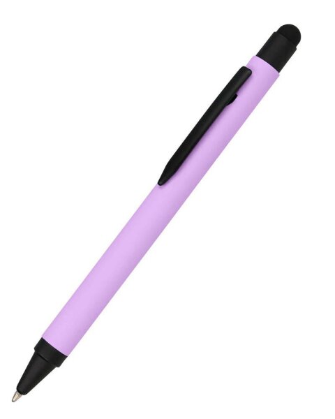 ONLINE® Kugelschreiber ALU Stylus lila, Schreibfarbe: blau, 1 St.