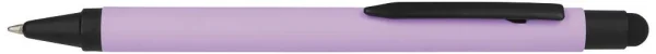 ONLINE® Kugelschreiber ALU Stylus lila, Schreibfarbe:...