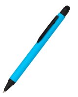 ONLINE® Kugelschreiber ALU Stylus blau, Schreibfarbe:...
