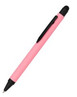 ONLINE® Kugelschreiber ALU Stylus rosa, Schreibfarbe:...
