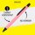 ONLINE® Kugelschreiber ALU Stylus rosa, Schreibfarbe: blau, 1 St.