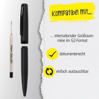 ONLINE® Kugelschreiber Eleganza schwarz, Schreibfarbe: schwarz, 1 St.