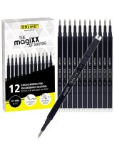 ONLINE® magiXX Gelschreiberminen schwarz 0,7 mm 12 St.